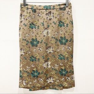 QL2 Quelle Due Brocade Jakki Pencil Skirt Size 42